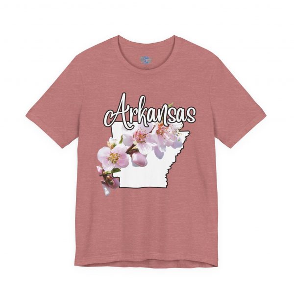 Arkansas State Flower The Apple Blossom by State of Mine. Unisex Jersey Short Sleeve Tee - Cozy Everyday Wear, Casual Style, Summer Essentials, Gift for Friends, Graphic Tee - Image 14