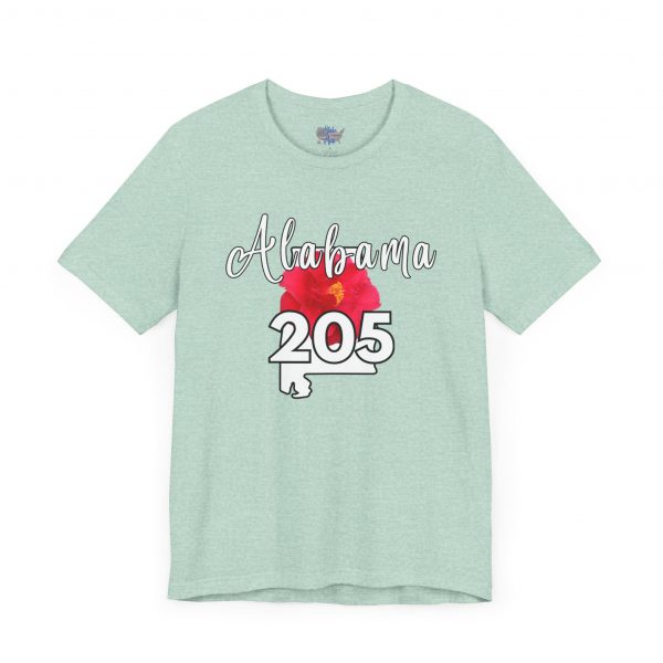 Alabama State Flower the Camellia 205 Area Code Tee by State of Mine, Casual Summer Wear, State Pride T-Shirt, Travel Souvenir, Gift for Him/Her, Festival Outfit, Outdoor Activities - Image 33