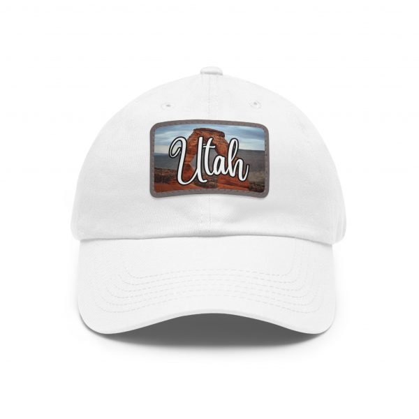Utah Arches Dad Hat by State of Mine with Leather Patch, Beach Vibes Cap, Gift for Dad, Outdoor Hat, Casual Style Headwear - Image 25