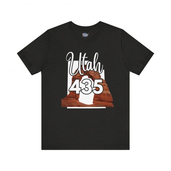 Utah 435 Area Code Arches by State of Mine. Unisex Jersey Tee, Outdoor Adventure Shirt, Travel Gift, Casual Wear, Summer Tee, Unique Design - Image 21