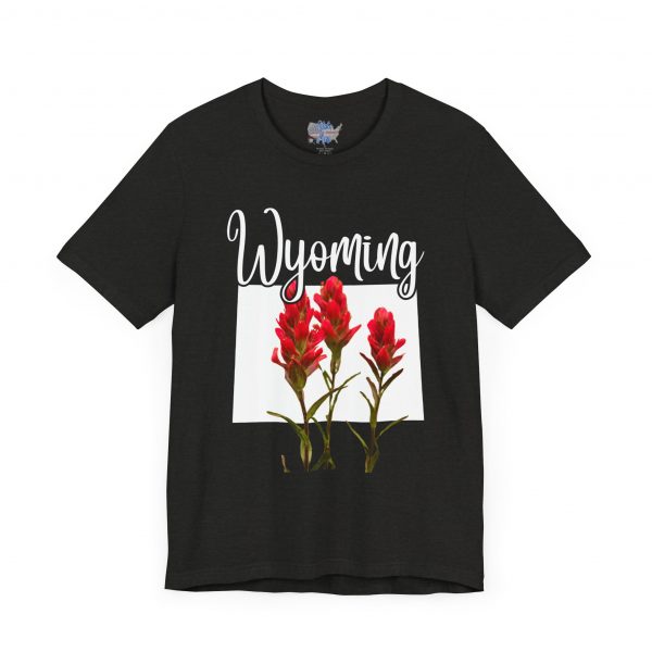 Wyoming State Flower The Indian Paintbrush by State of Mine Tee - Unisex Jersey Short Sleeve T-Shirt, Nature Lover Gift, Travel Souvenir, Spring Style, Casual Wear - Image 19