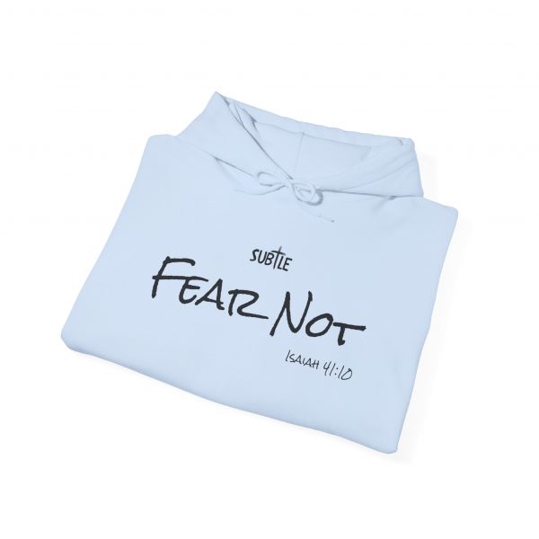 Fear Not by Subtle--Unisex Hoodie, Cozy Sweatshirt, Faith-Based Inspirational Apparel, Isaiah 41:10 - Image 14