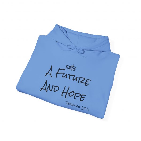 A Future and Hope by Subtle--Unisex Hoodie, Cozy Sweatshirt, Faith-Based Inspirational Apparel,  Jeremiah 23:11 - Image 30